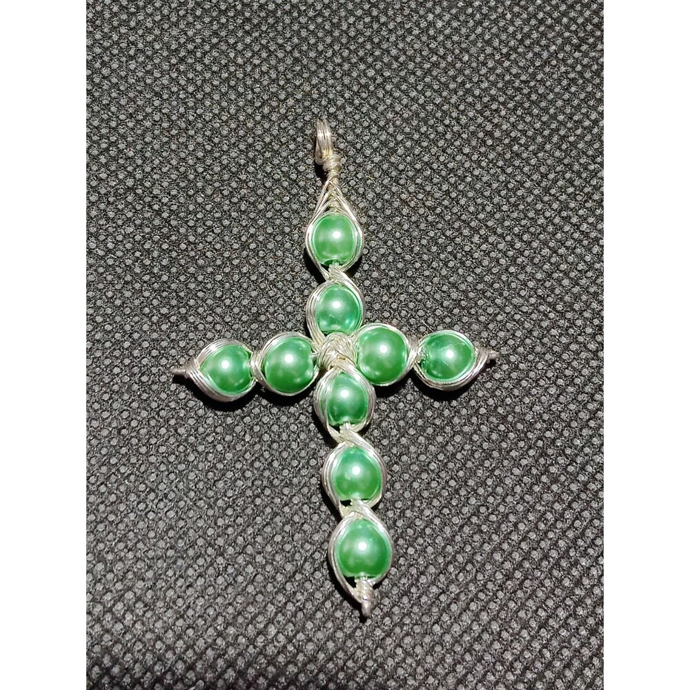 Green Pearl Cross